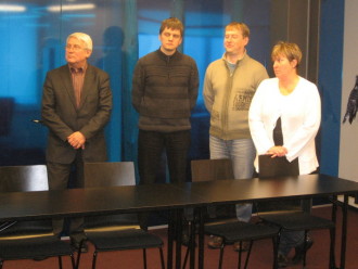 Hannes Aarma, Siim Klaassen (KIK), Harri Vihalemm, Lea Ruuven (Korbovek OÜ)